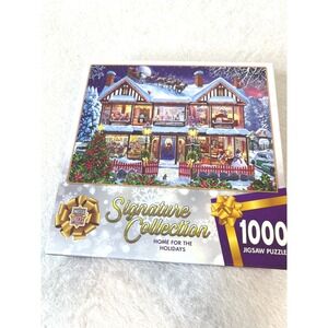 MasterPieces Signature Home for the Holidays 1000 Piece Jigsaw Puzzle NEW
